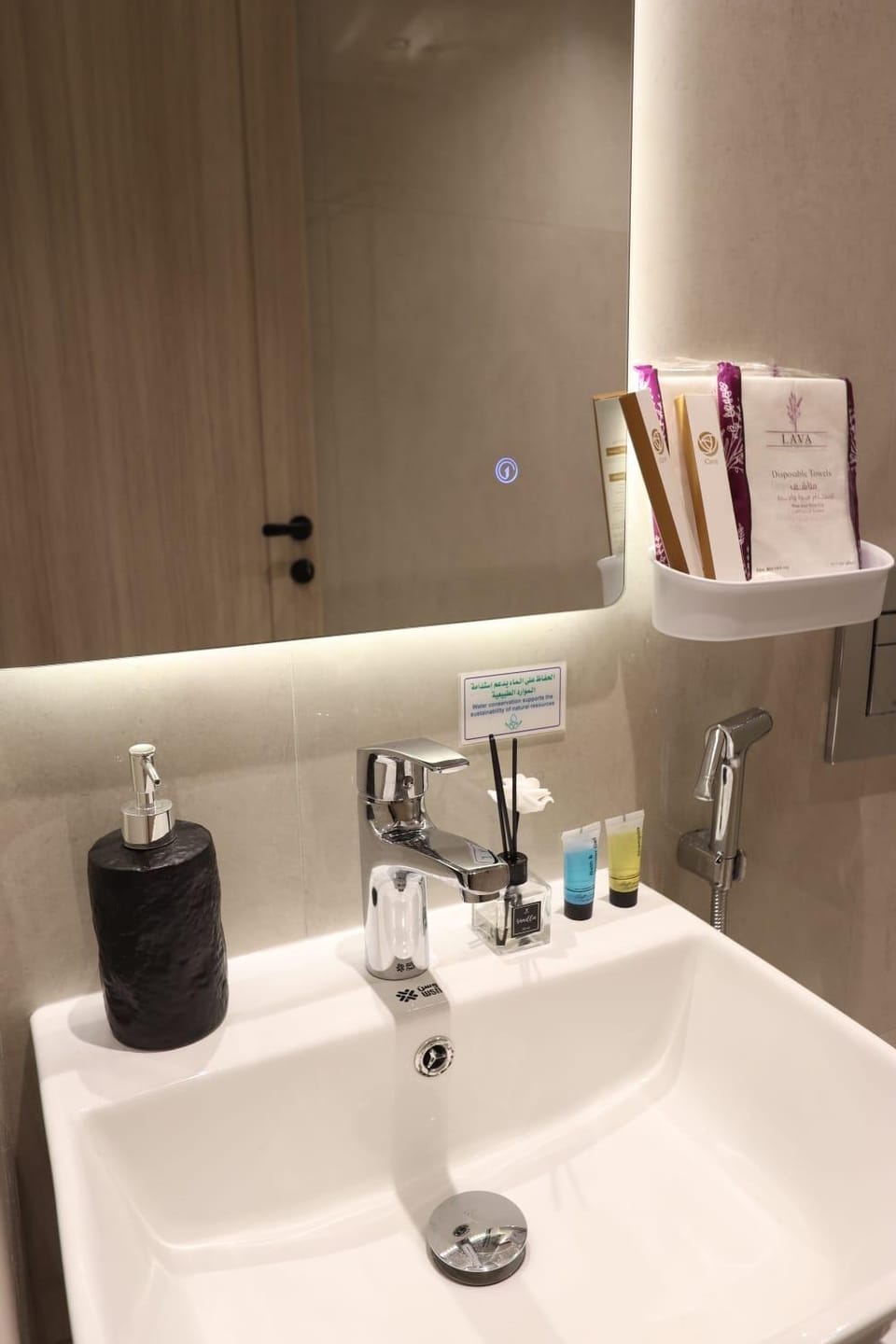 Bathroom, towels
