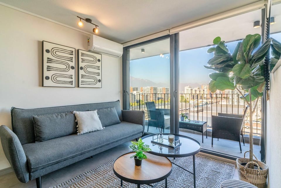 HOM I Nunoa I AA I 2D2B I Gym I CoWork Apartment in Santiago