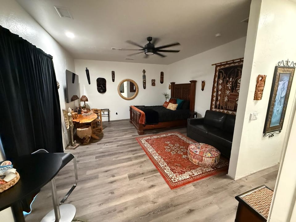 Living room, Seating area, Bedroom