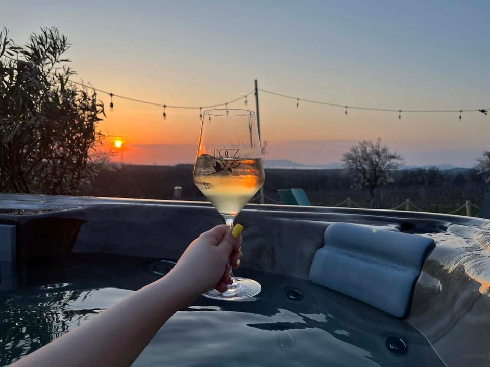 Natural landscape, View (from property/room), Drinks, Alcoholic drinks, Sunset