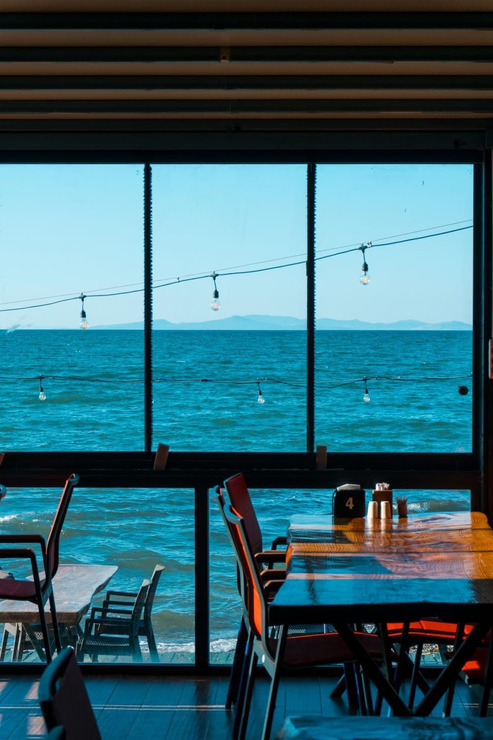 Restaurant/places to eat, Dining area, Sea view