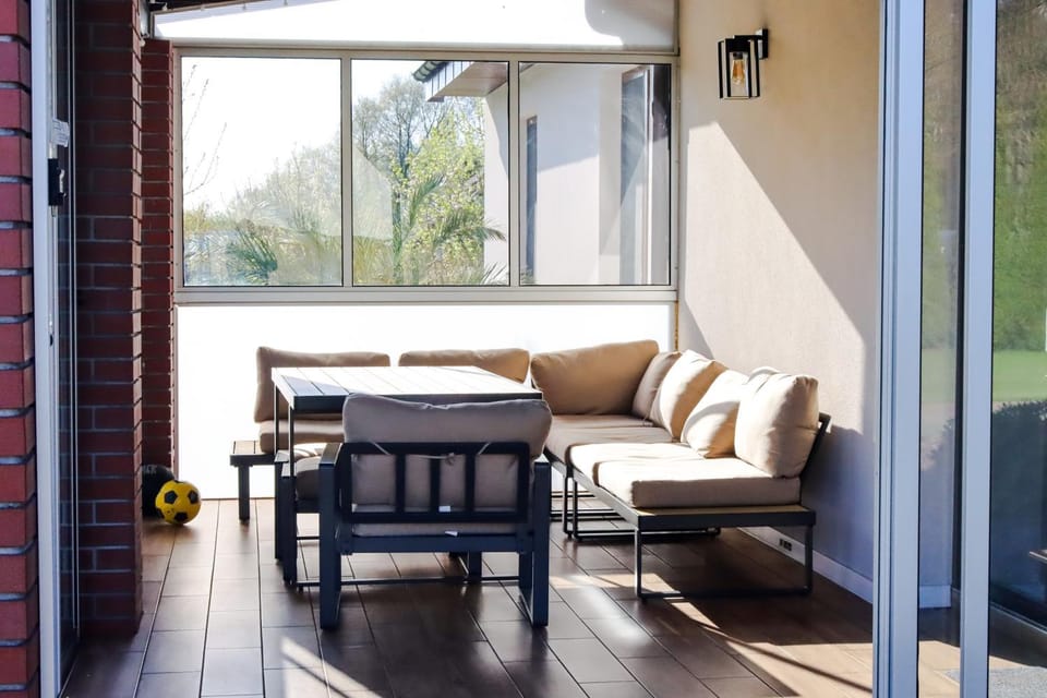 Patio, Living room, Seating area