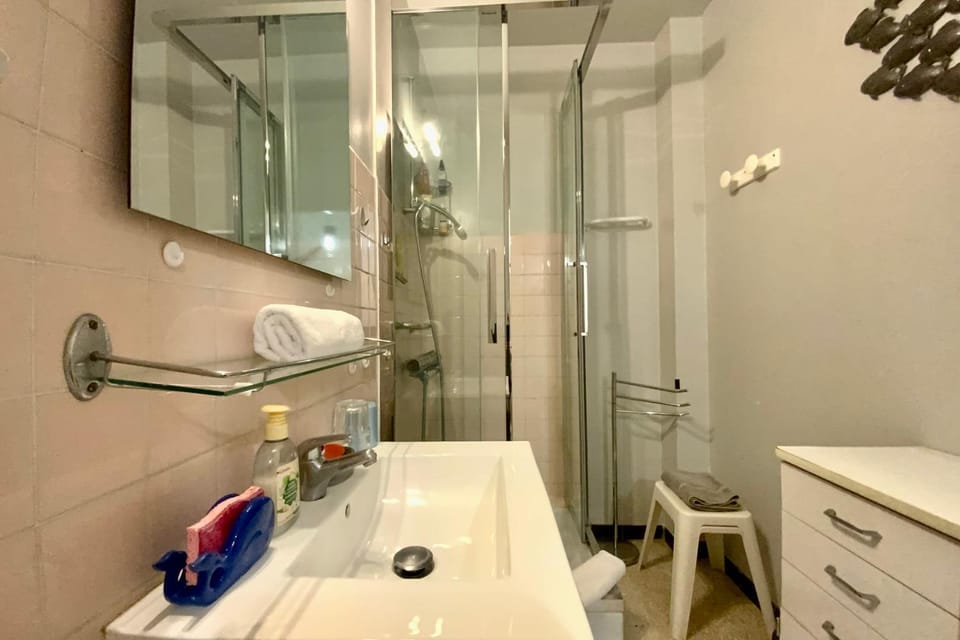Shower, Bathroom, towels
