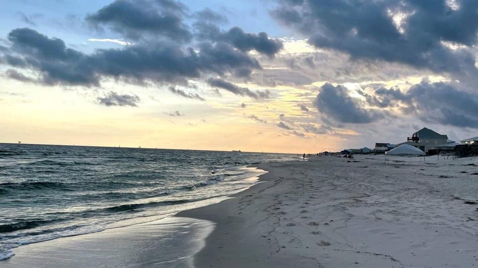 Beach Front Cottage with Private Heated Pool in Alabama House in Alabama