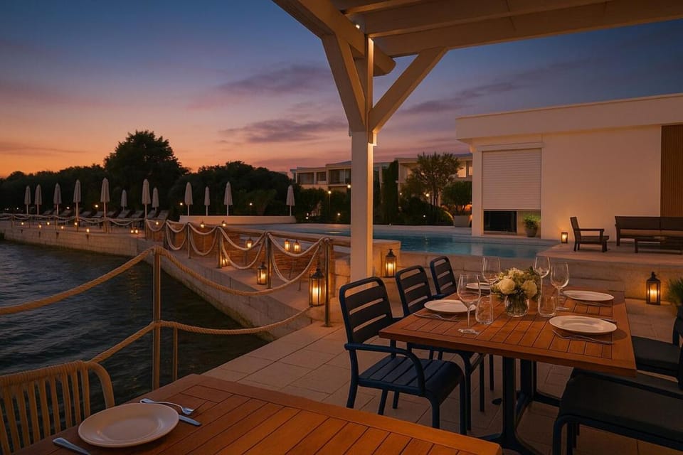 Sunny Resort apartment with private beach access Apartment in Zadar County