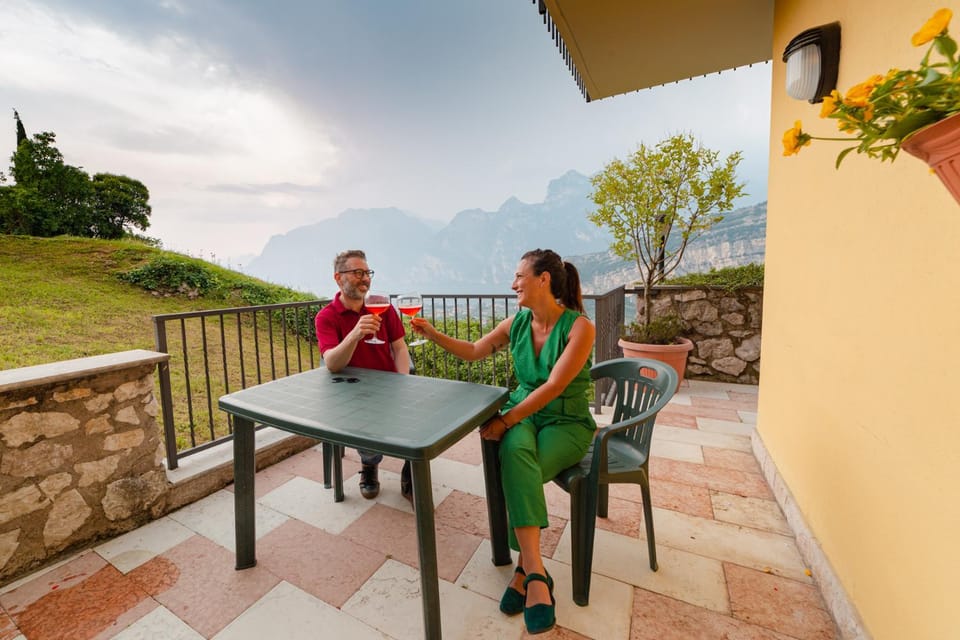 View (from property/room), Balcony/Terrace, Dining area, Guests