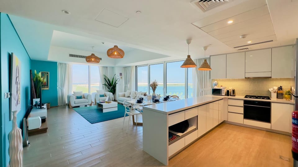Living room, kitchen