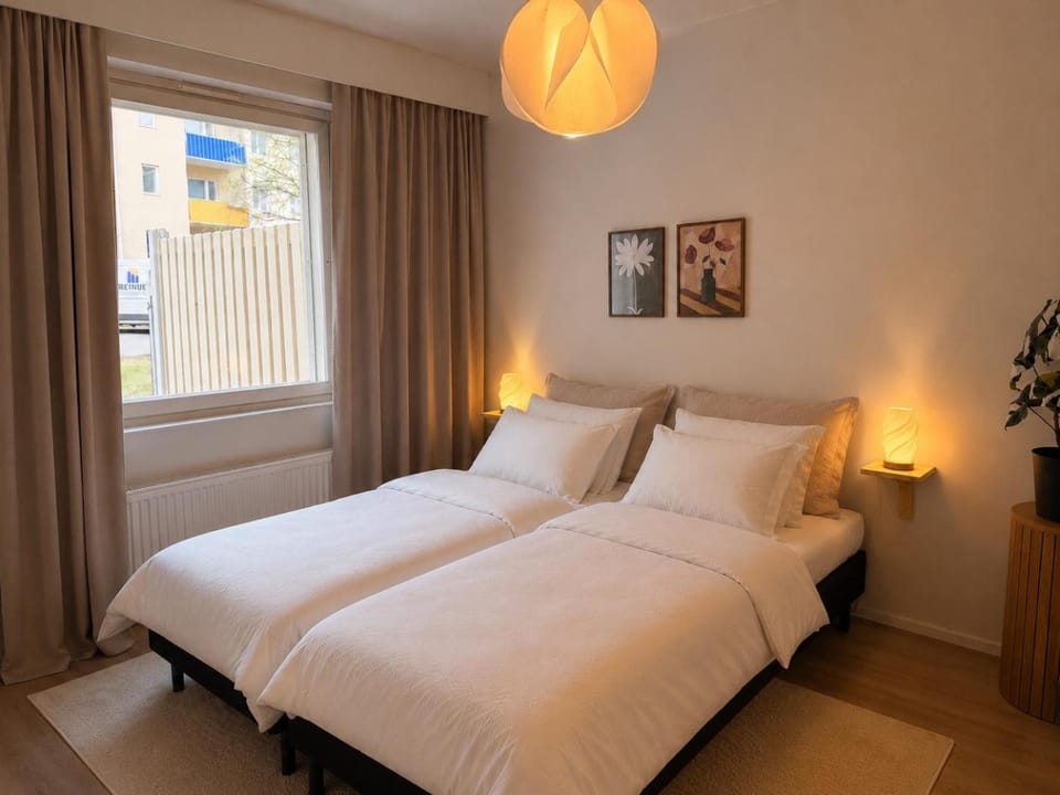 Central location with sauna, private yard & parking Apartment in Rovaniemi
