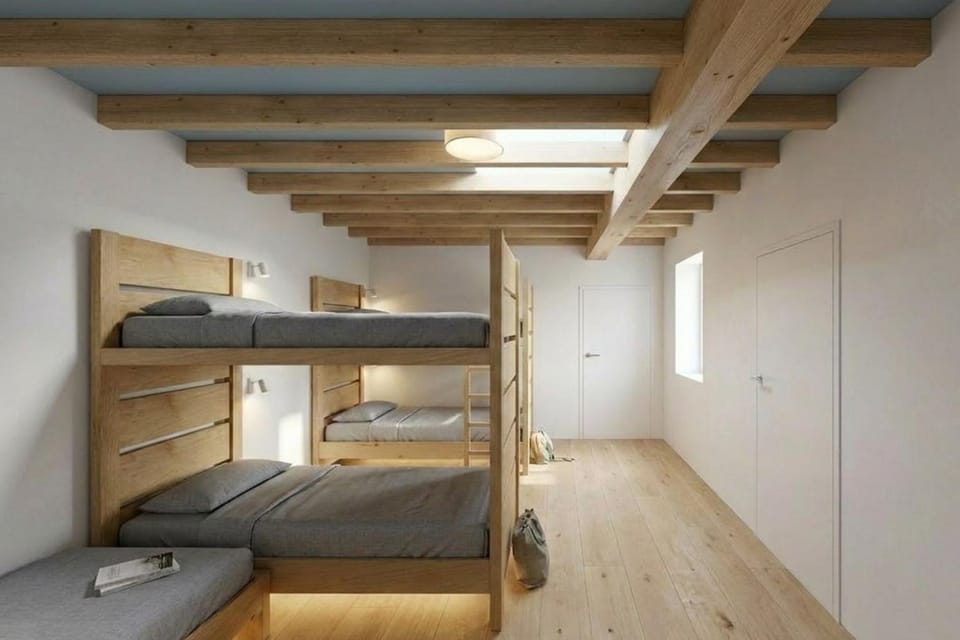 Bed, Photo of the whole room, Bedroom, bunk bed