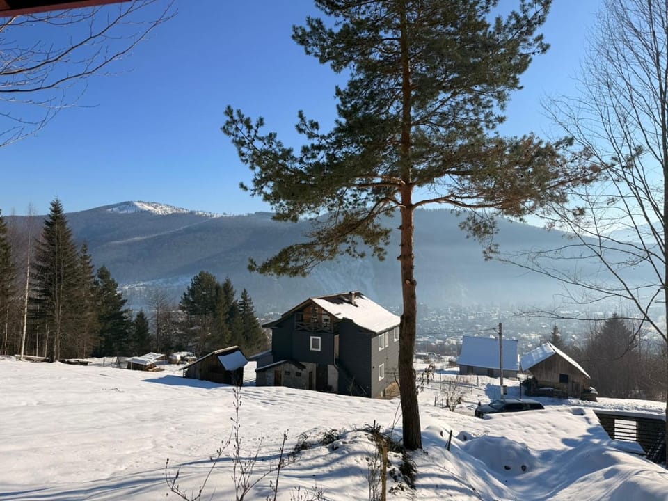 Natural landscape, Winter, Mountain view