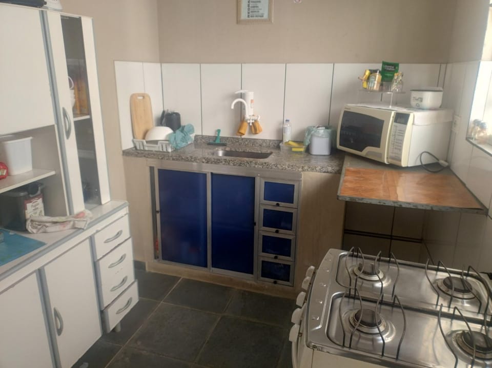 Kitchen or kitchenette, oven, stove
