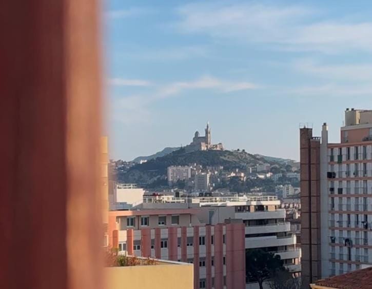 Large apartment, bedroom overlooking the sea and the Île du Frioul Apartment in Marseille