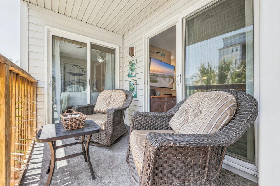 Cherry Grove Condo Steps to Beach Sleeps 8 House in North Myrtle Beach