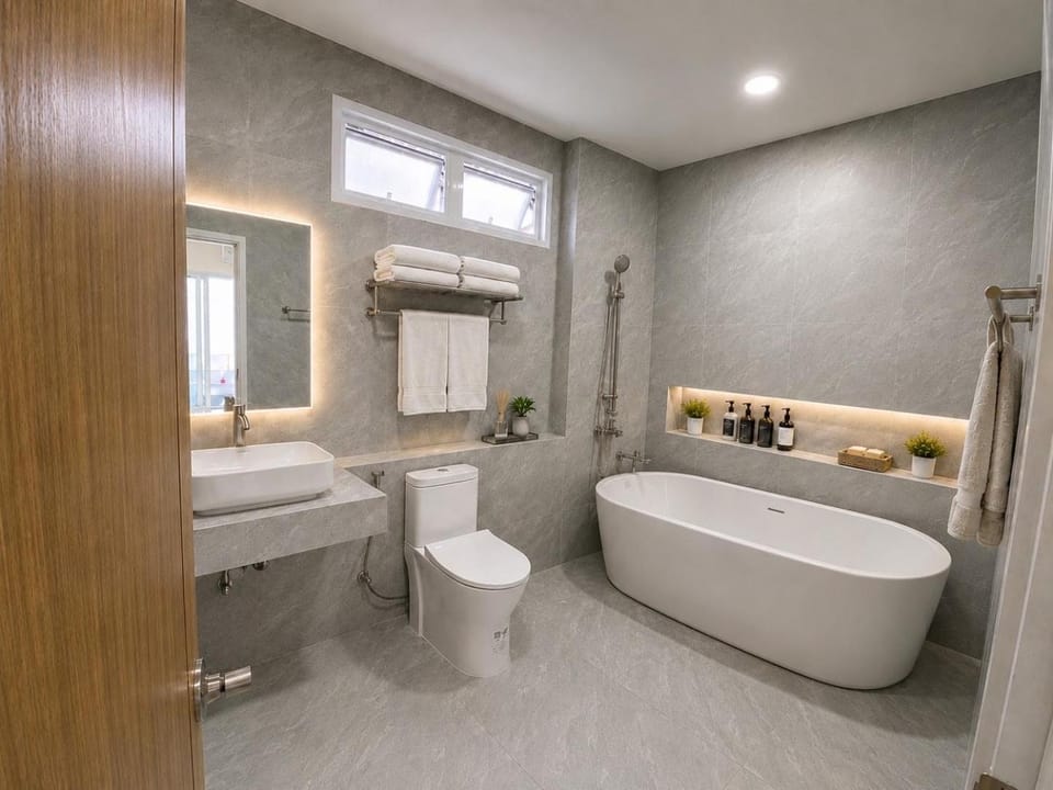 Toilet, Bathroom, Bath