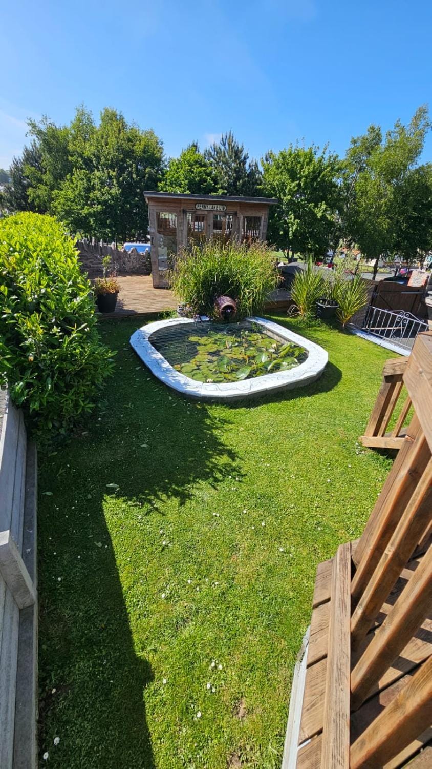 Property building, Garden