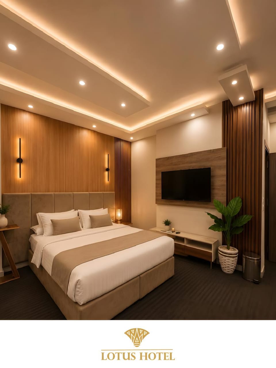 Communal lounge/ TV room, Bed, Photo of the whole room, Bedroom
