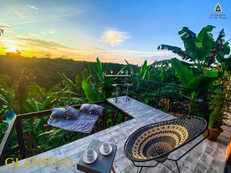 El Encanto Eco-Hotel Glamping Luxury tent in Quindio, Colombia
