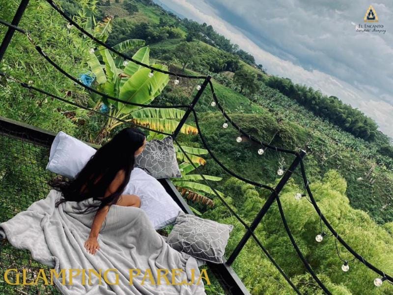 El Encanto Eco-Hotel Glamping Luxury tent in Quindio, Colombia