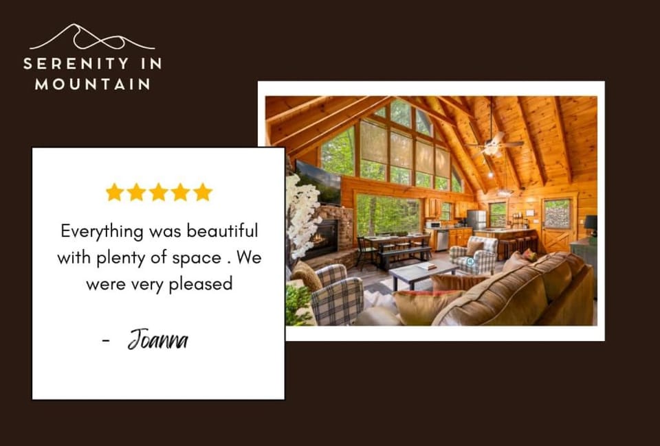 Family Cabin w Hot Tub Game Room & Mountain View Cabin in Gatlinburg