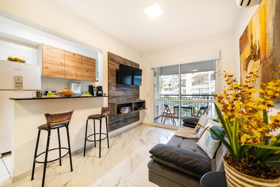 M4/101- 2Q+Ar+Vaga+WiFi p/ 5P MorumBIS&Einsten Apartment in Sao Paulo City