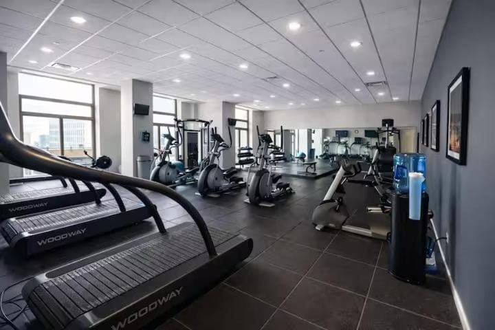 29th Floor 2BR Grant Park Suite with Balcony, Gym Apartment in South Loop