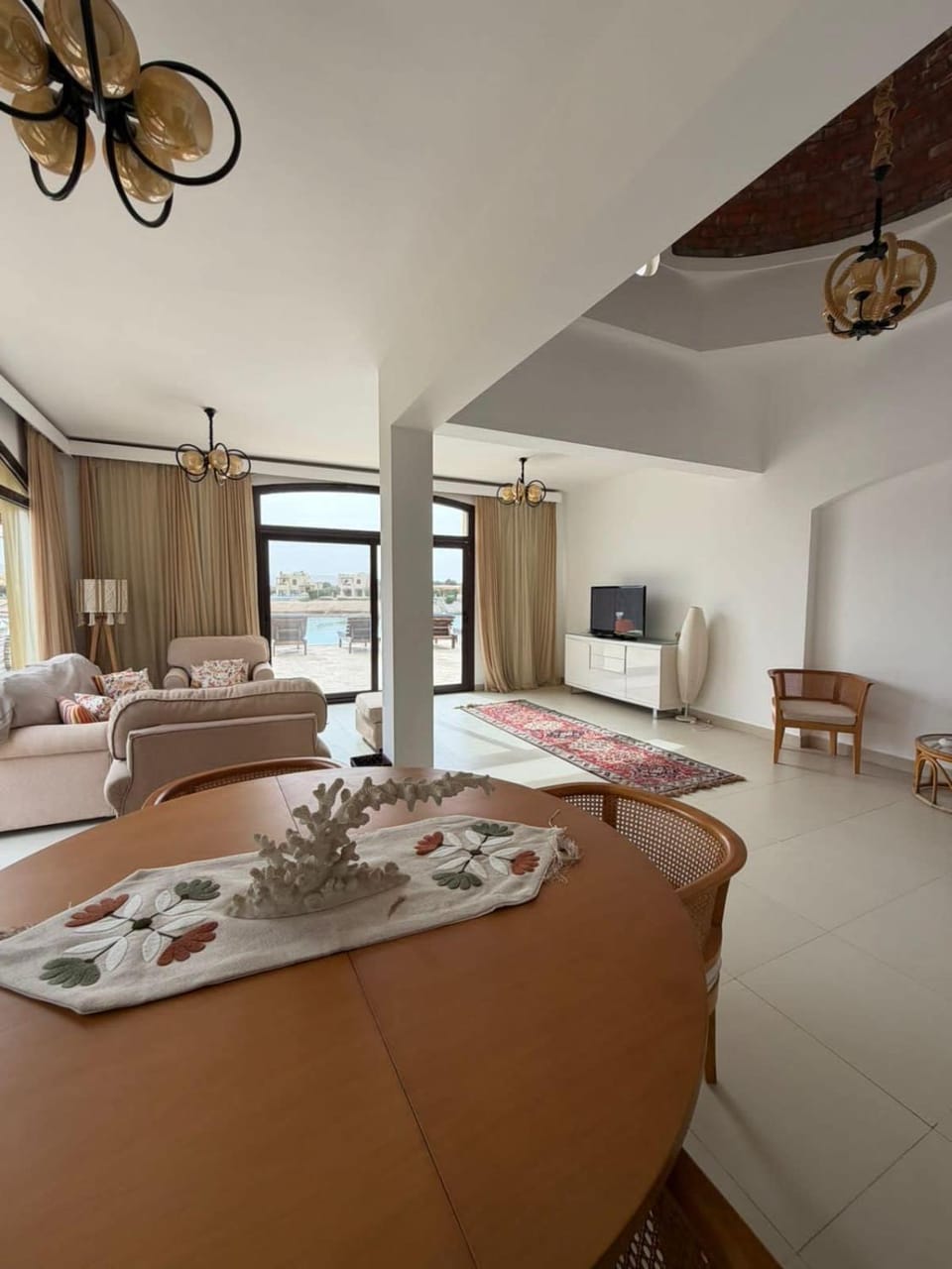 Sabina Premium 3BR villa, Gouna Lagoon view, Private Pool Apartment in Hurghada
