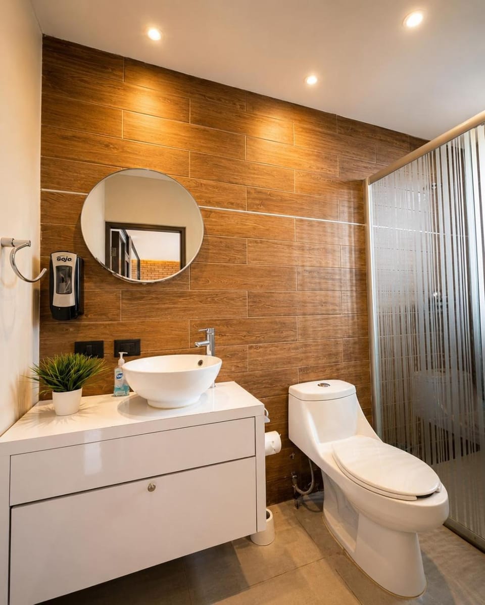 Shower, Bathroom, towels