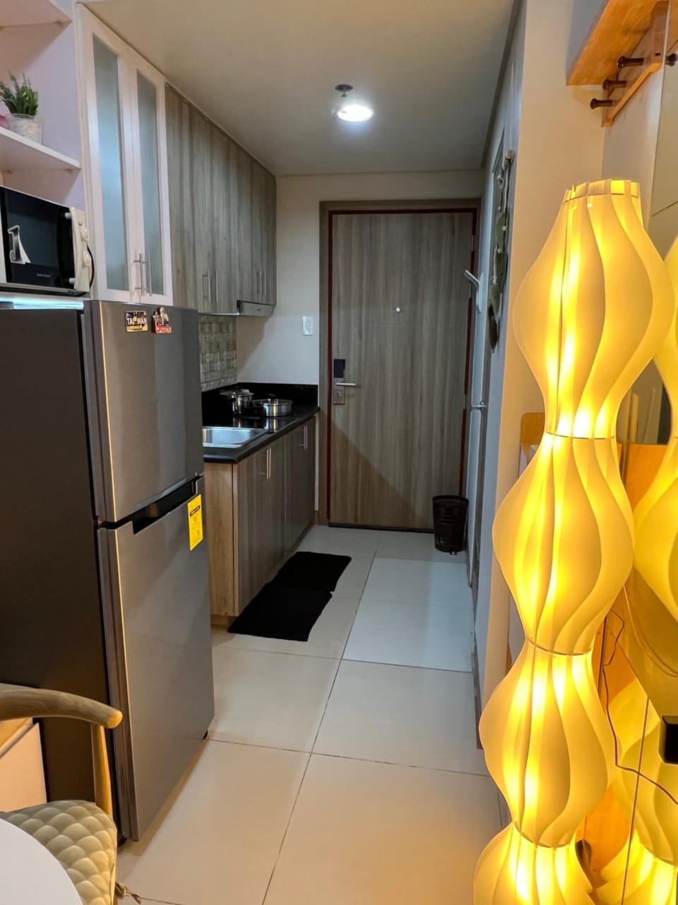 Kitchen or kitchenette, oven, stove