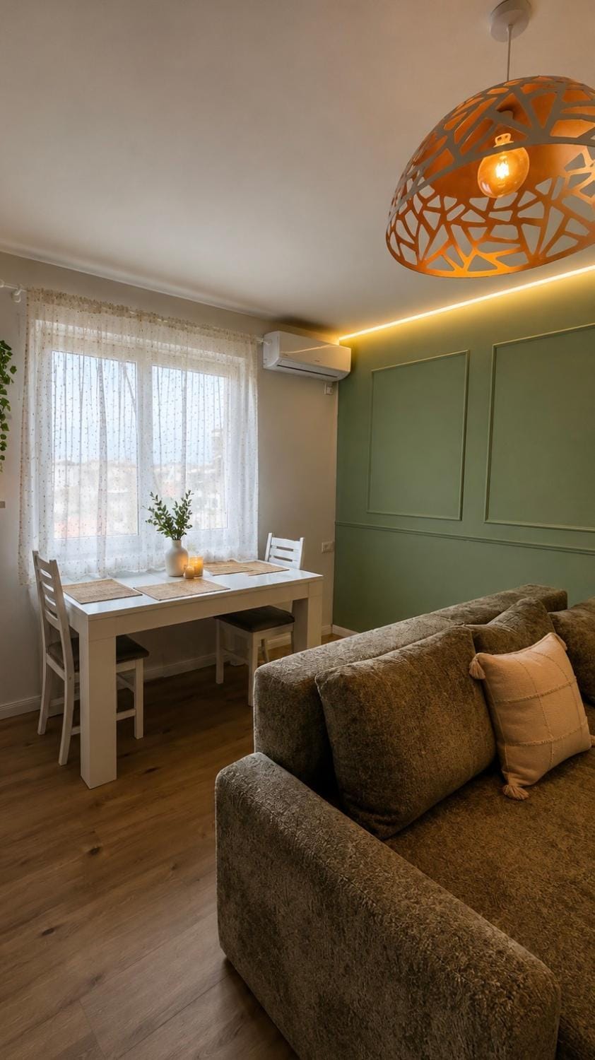 Living room, Seating area, Dining area
