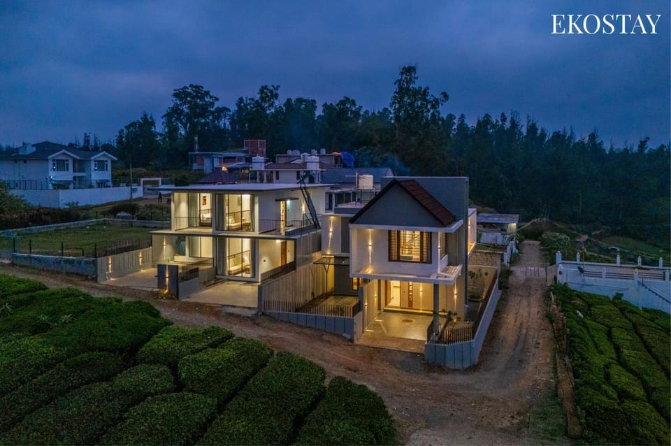 Property building, Night, Natural landscape