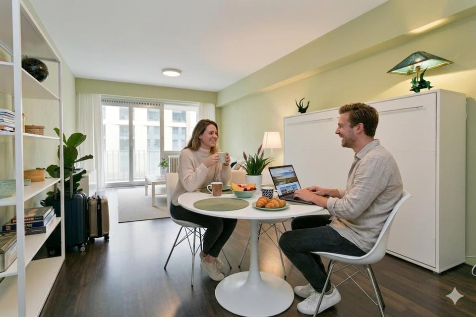 Studio with terrace in City Center including Netflix at Central Station Apartment in Antwerp