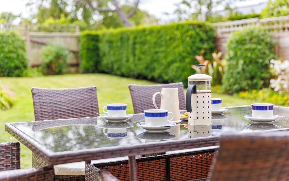 Patio, Garden, Garden view