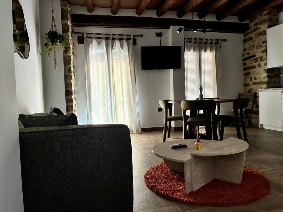 Kitchen or kitchenette, Living room, Dining area
