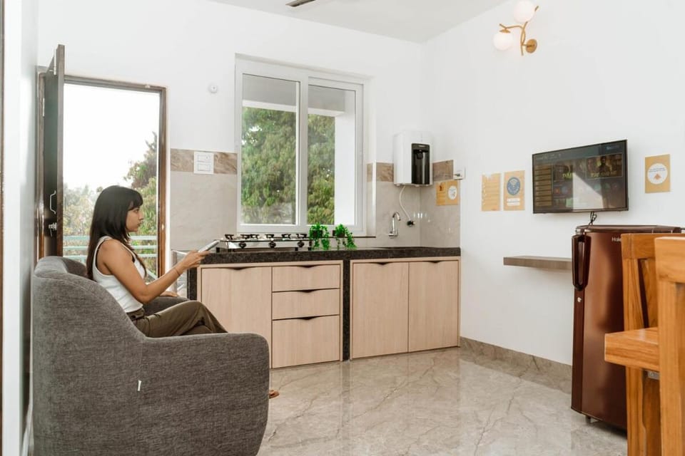 Havenwood Retreat 1BHK 5 min to Palolem Apartment in Canacona