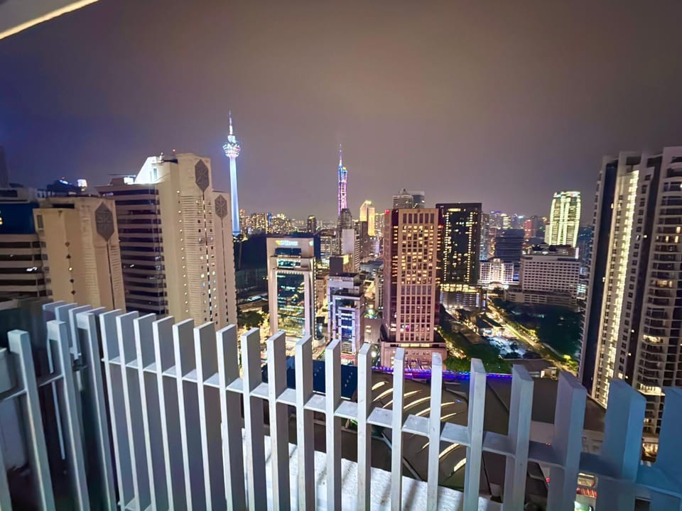 Property building, Night, City view