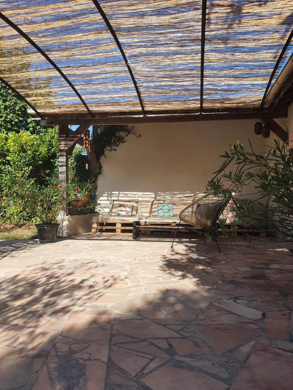 Property building, Patio