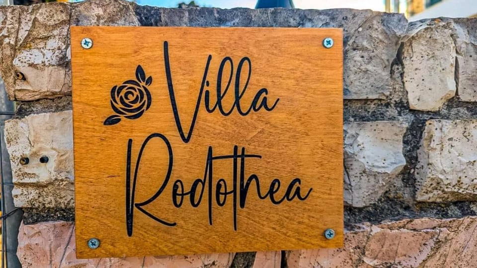 Property logo or sign, Text overlay