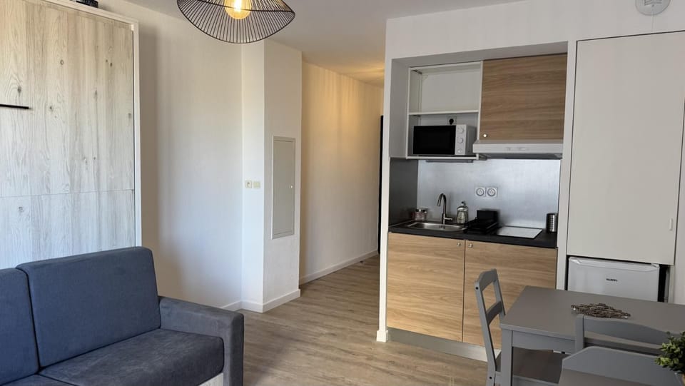 Seating area, Dining area, wardrobe, kitchen