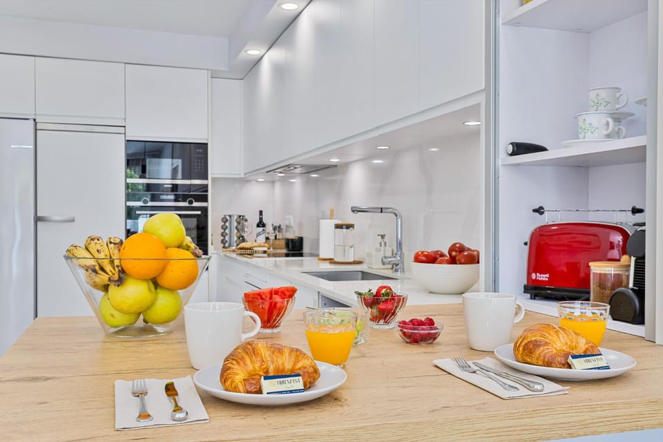 Kitchen or kitchenette, toaster