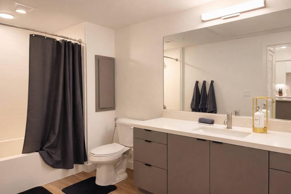 Shower, Toilet, Bathroom, Bath, bidet, towels