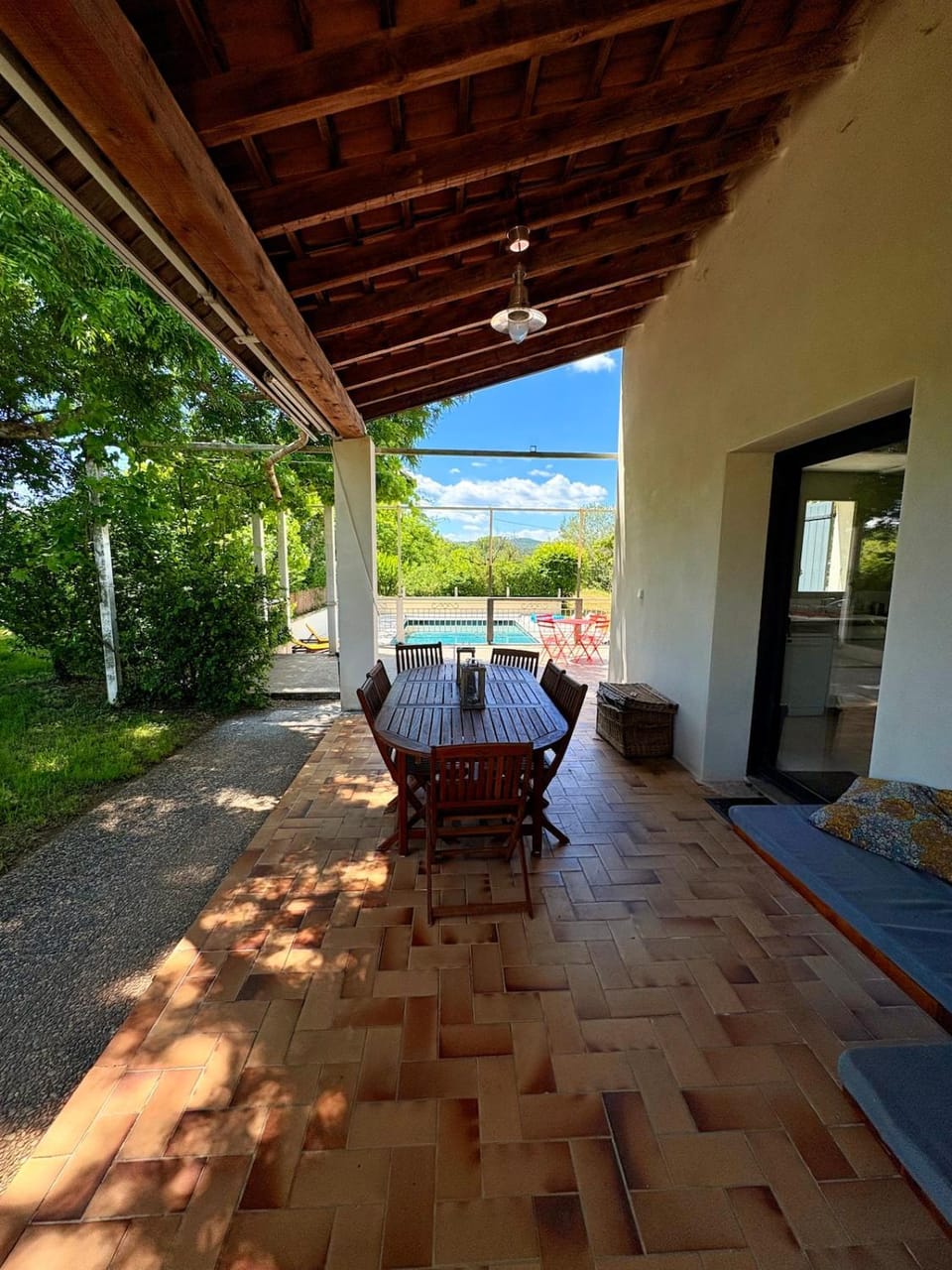 Day, Natural landscape, View (from property/room), Balcony/Terrace, Pool view, Swimming pool