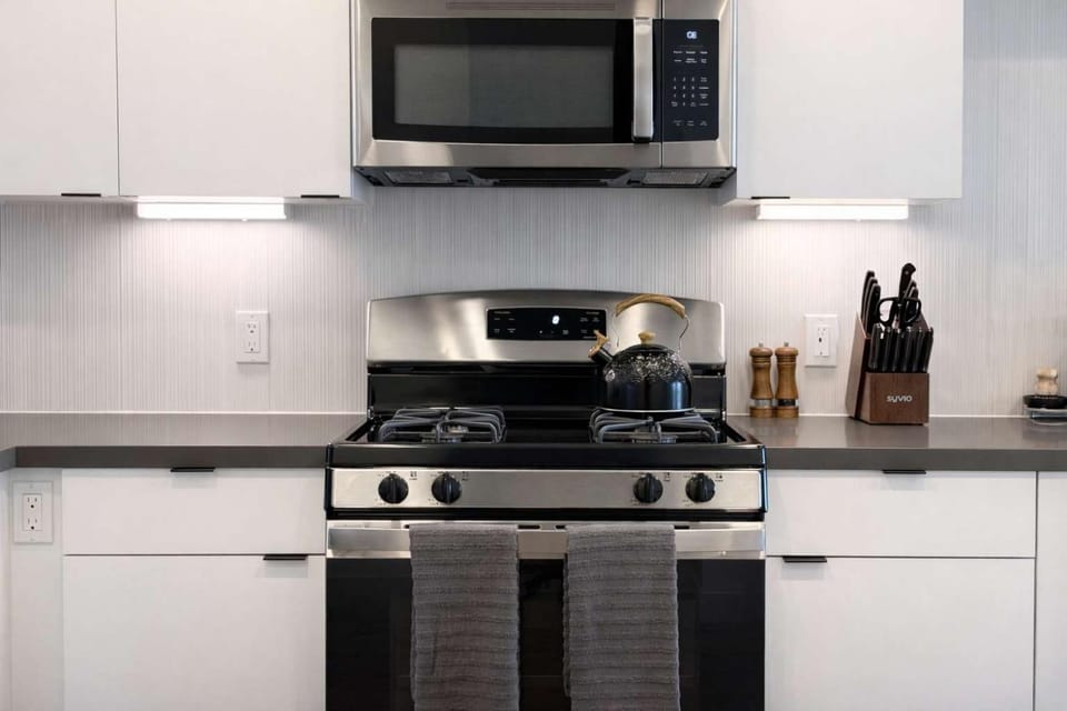 Kitchen or kitchenette, Food and drinks, Food, dishwasher, microwave, oven, stove, toaster