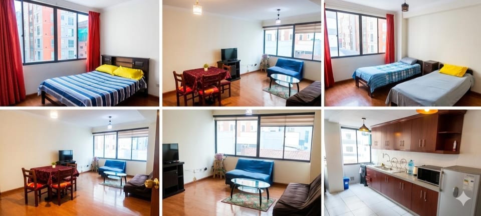 Cómodo amplio departamento de 2 dormitorios Apartment in La Paz