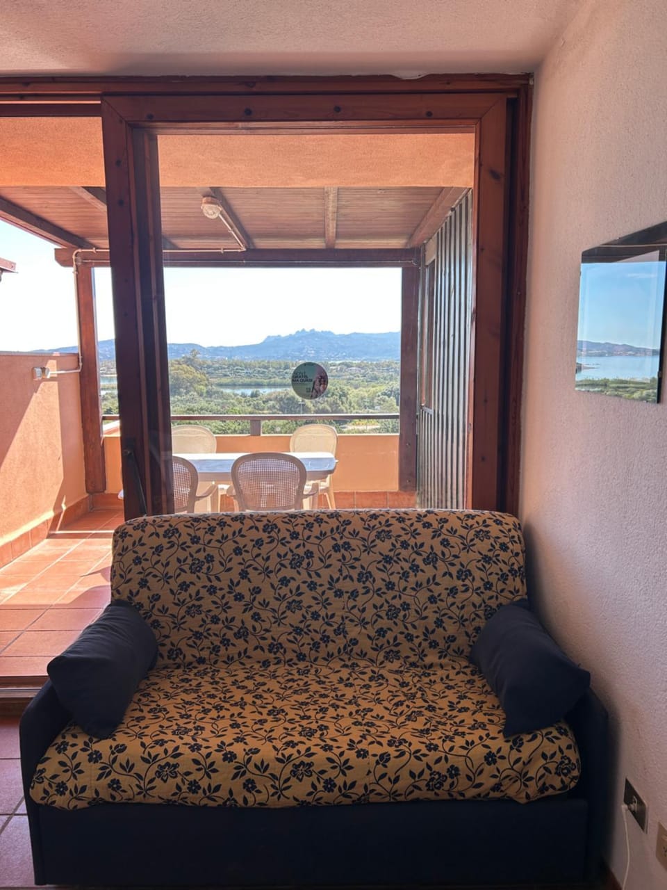 Living room, Seating area, Sea view