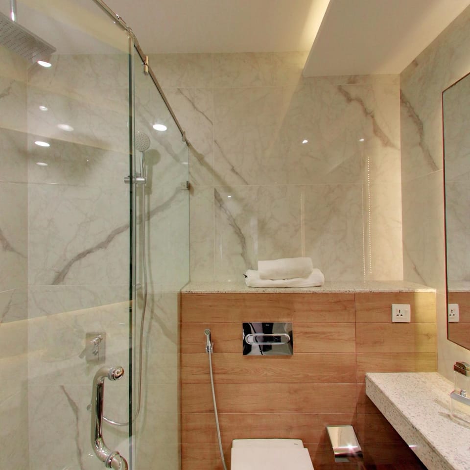 Shower, Toilet, Bathroom, towels