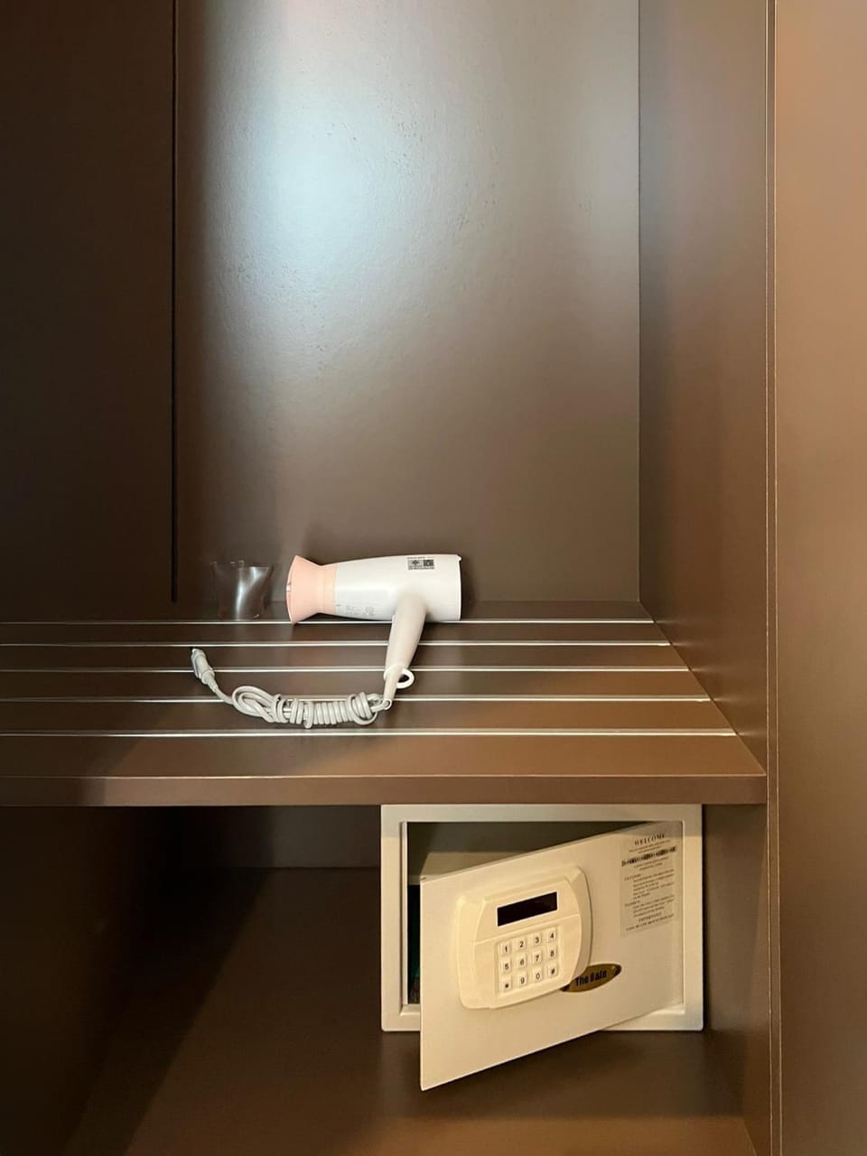 hair dryier, safe, safe, wardrobe