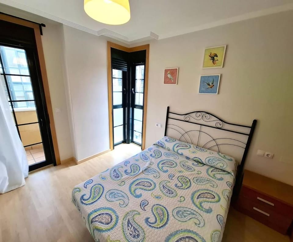 Apartamento Playa Rapadoira. Terraza y Piscina Apartment in Foz