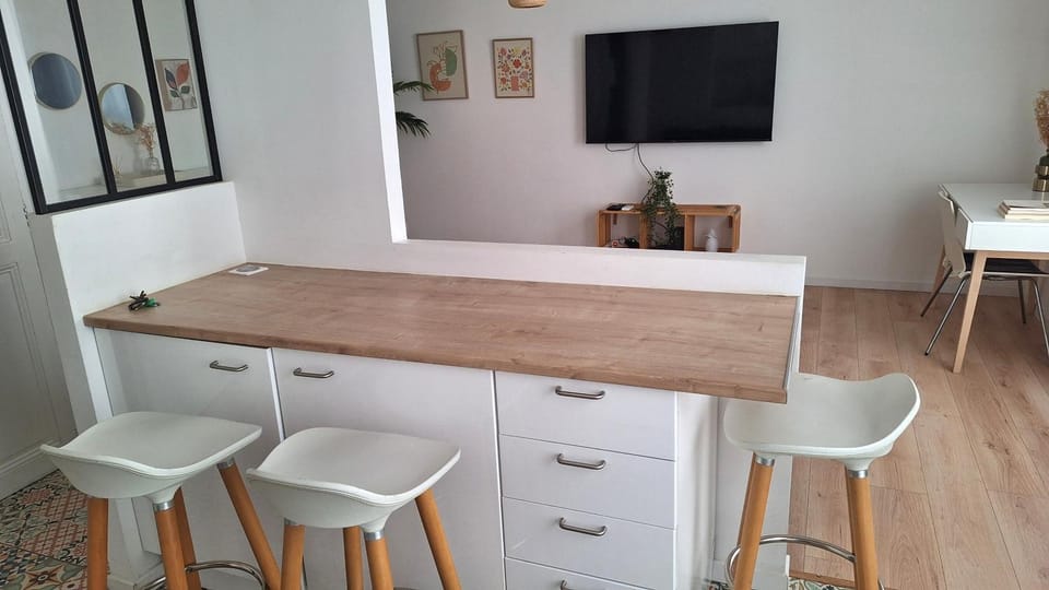 Joli appartement climatisé à 100m de la Gare Apartment in Perpignan