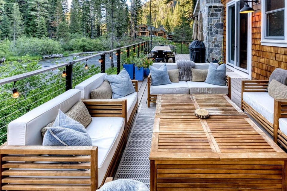 Patio, River view