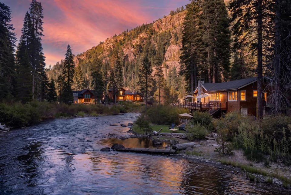 Property building, Natural landscape, Mountain view, River view
